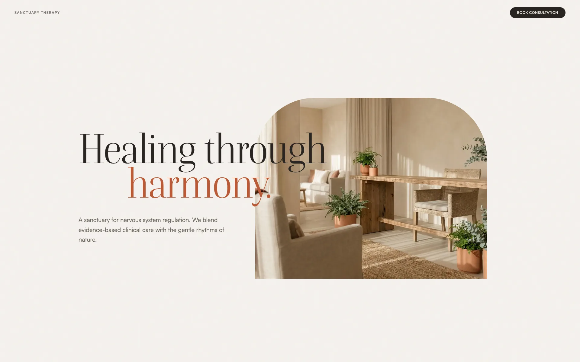 Holistic Sanctuary Clinic demo preview