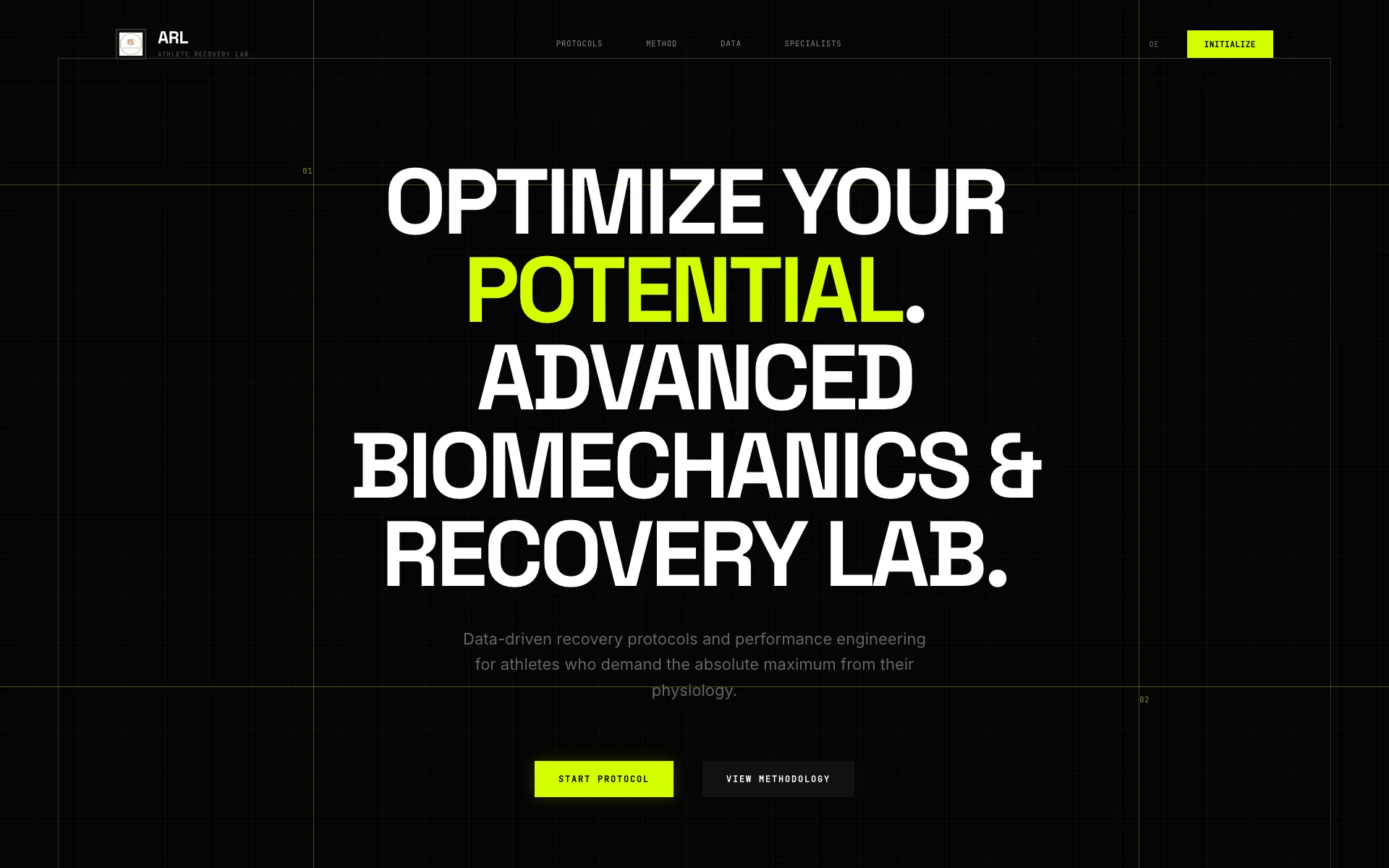 Athlete Recovery Lab screenshot