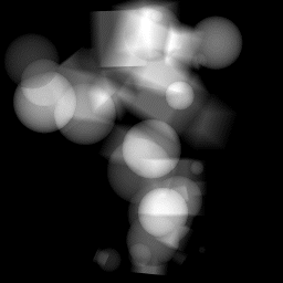 JAX CT projector — animated projections from tomographic data